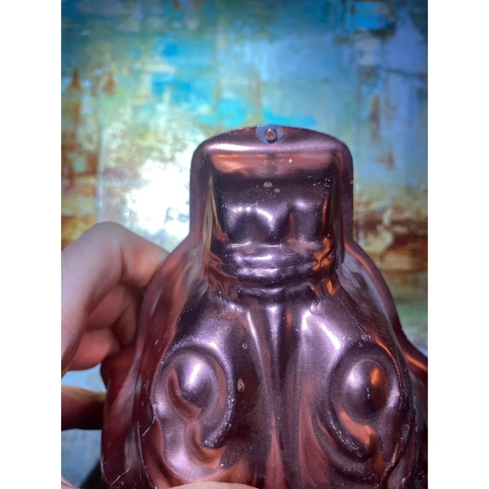 Vintage Copper Grape Cluster Gelatin Cake Mold Wall Hanging Kitchen Decor